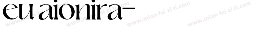 eu aionira字体转换